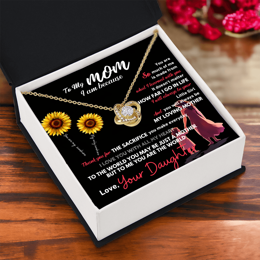 To My Mom – I Am Because of You 💖 | Gift from Daughter
