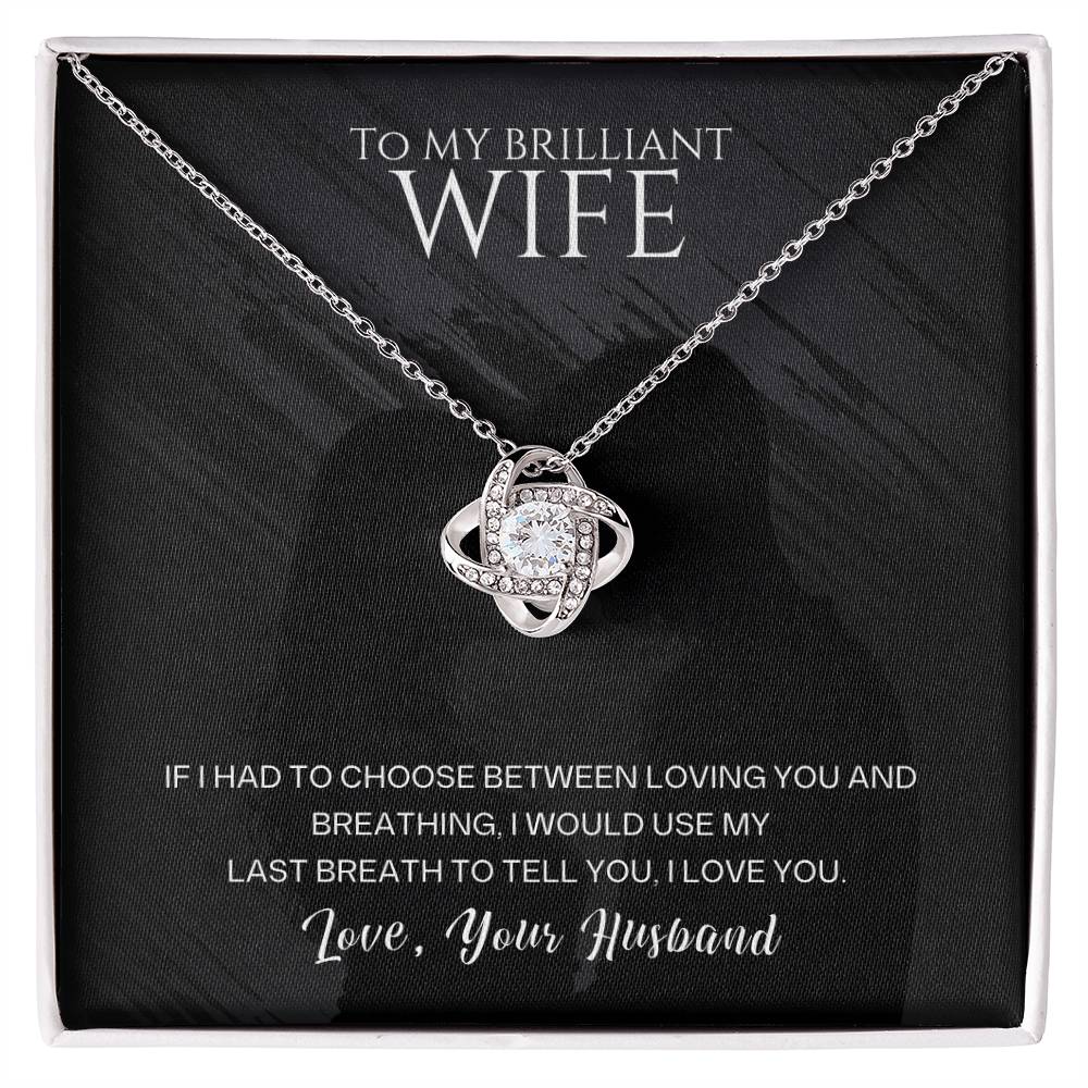 To My Brilliant Wife – I’m So Lucky to Have You 💖 | Romantic Gift from Husband