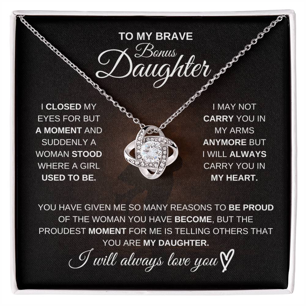 To My Brave Bonus Daughter – Never Forget How Strong You Are 💖 | Gift from Dad