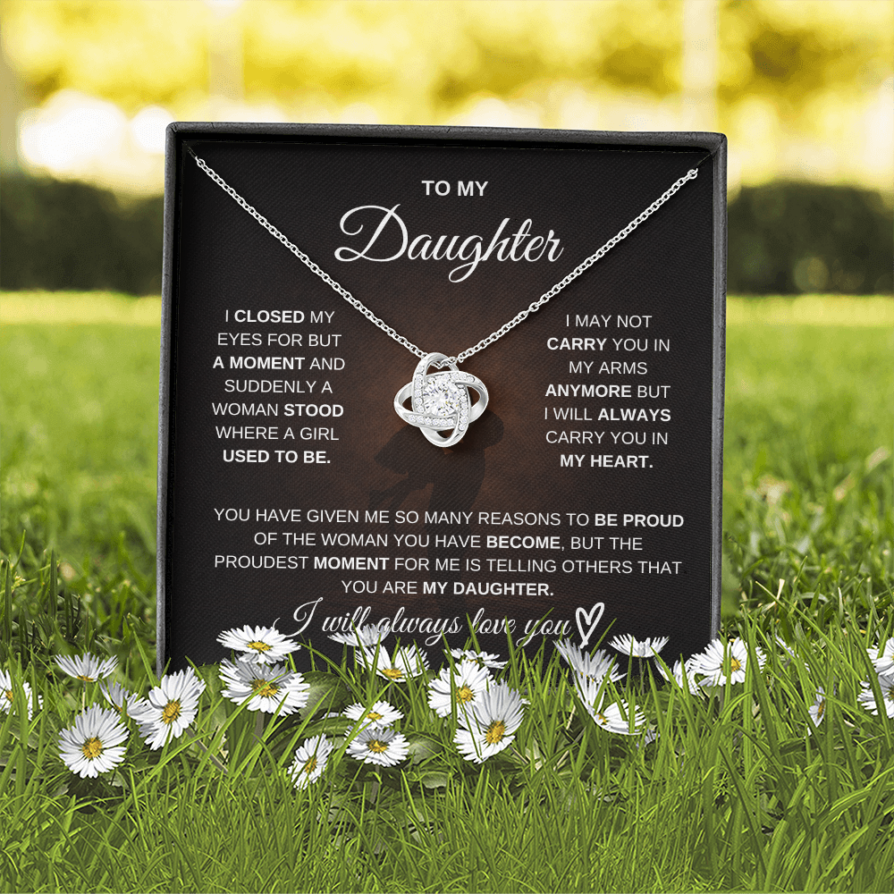 To My Daughter – I Will Always Be There for You 💖 | Necklace Gift from Dad