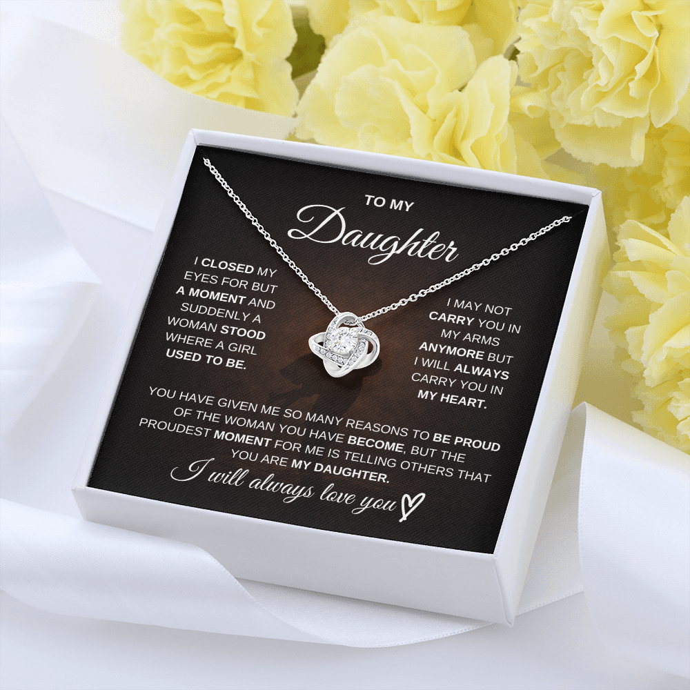 To My Daughter – I Will Always Be There for You 💖 | Necklace Gift from Dad