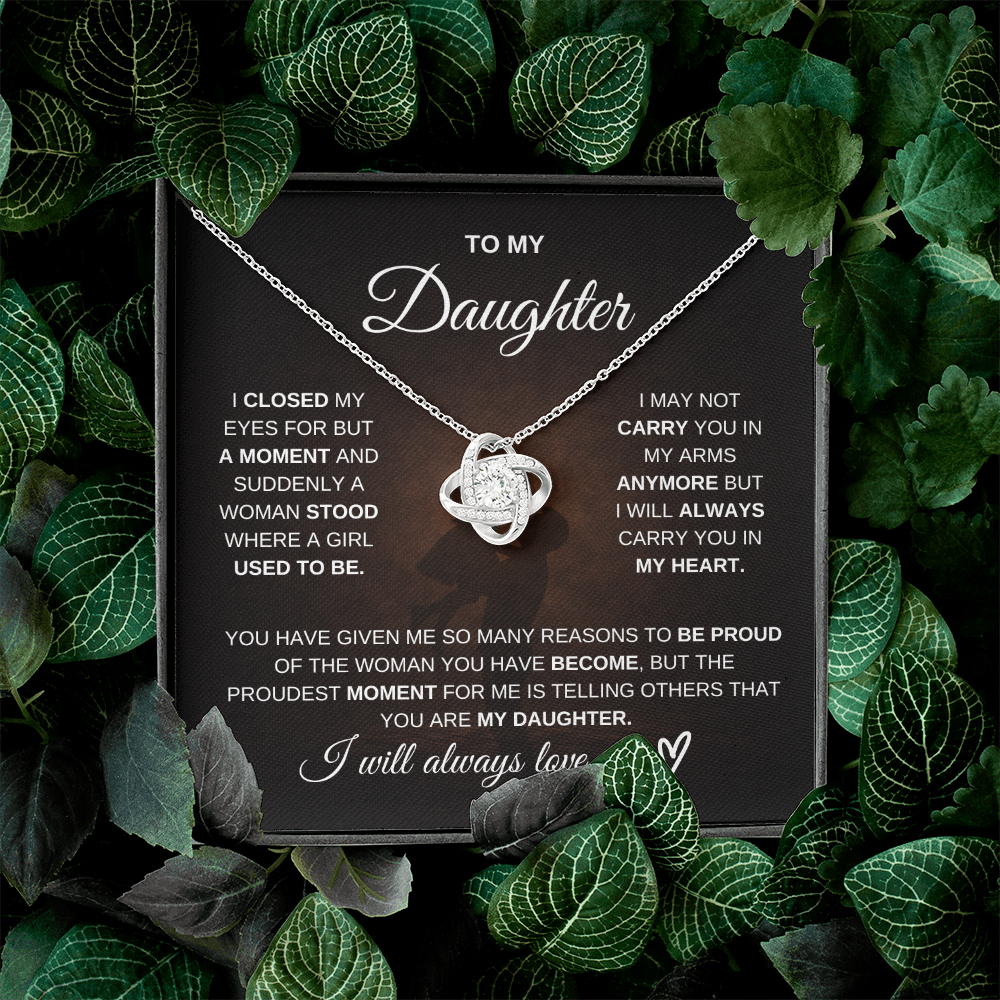 To My Daughter – I Will Always Be There for You 💖 | Necklace Gift from Dad