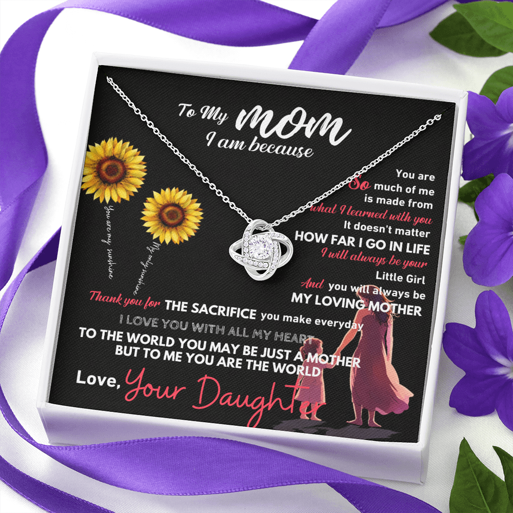 To My Mom – I Am Because of You 💖 | Gift from Daughter