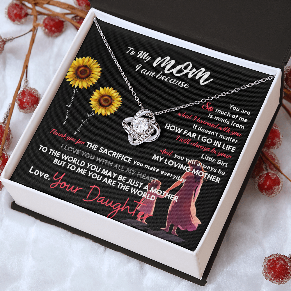 To My Mom – I Am Because of You 💖 | Gift from Daughter