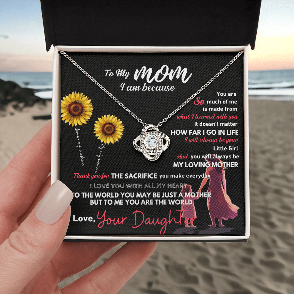 To My Mom – I Am Because of You 💖 | Gift from Daughter