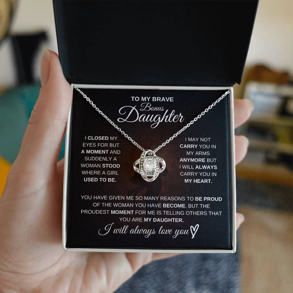 To My Brave Bonus Daughter – Never Forget How Strong You Are 💖 | Gift from Dad