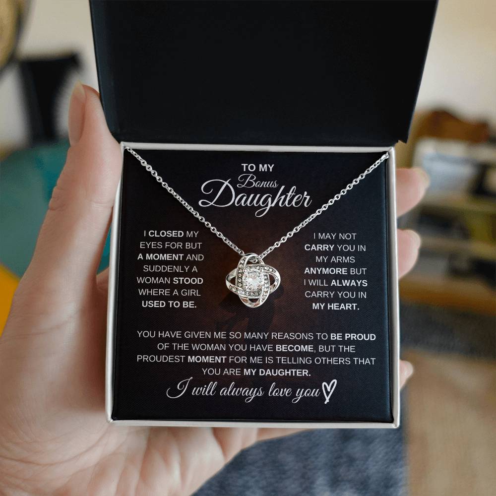 Bonus Daughter Necklace From Dad | Always Be There for You