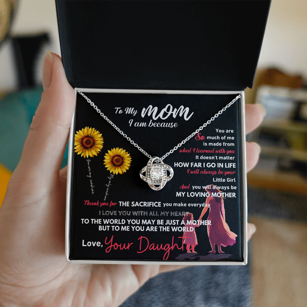 To My Mom – I Am Because of You 💖 | Gift from Daughter