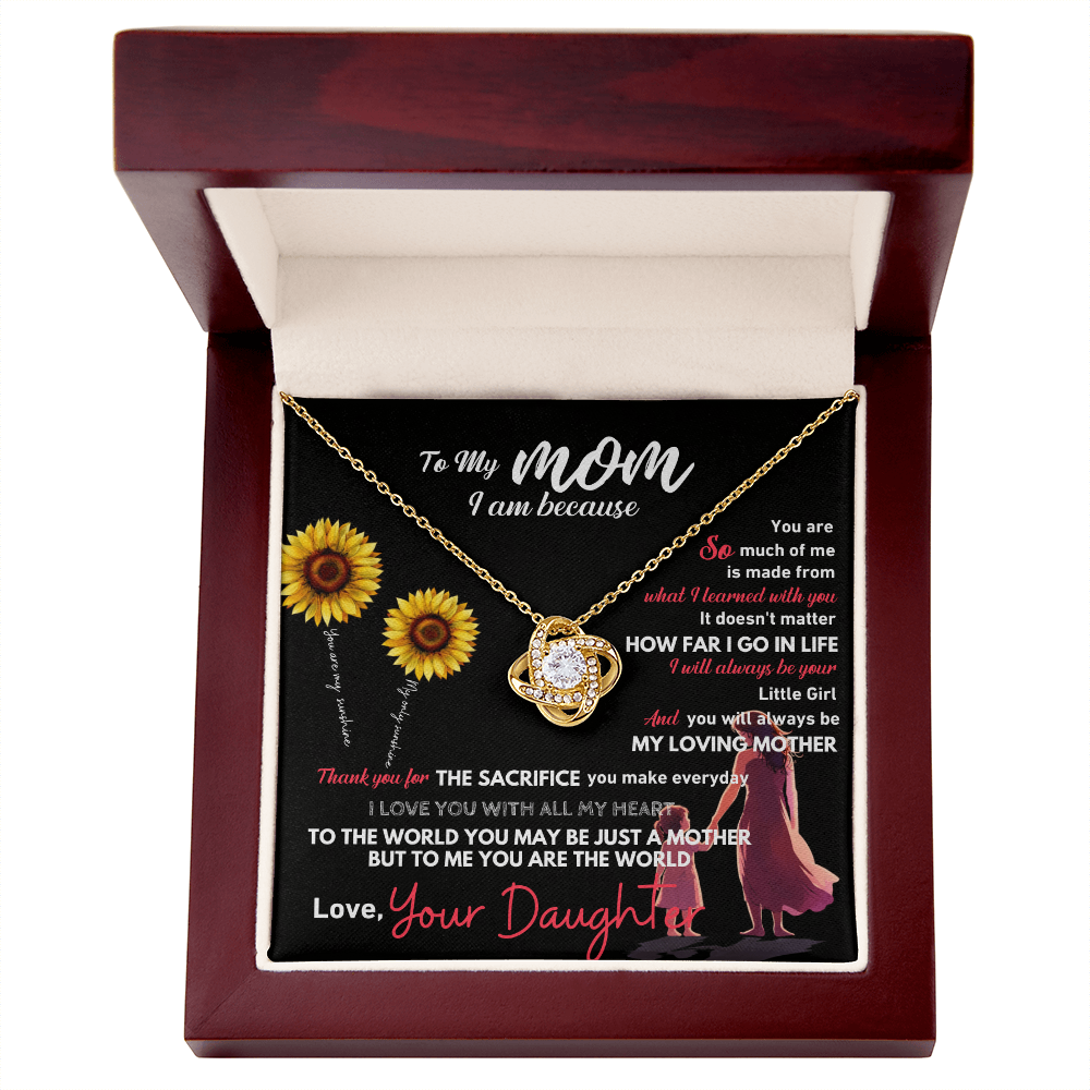 To My Mom – I Am Because of You 💖 | Gift from Daughter
