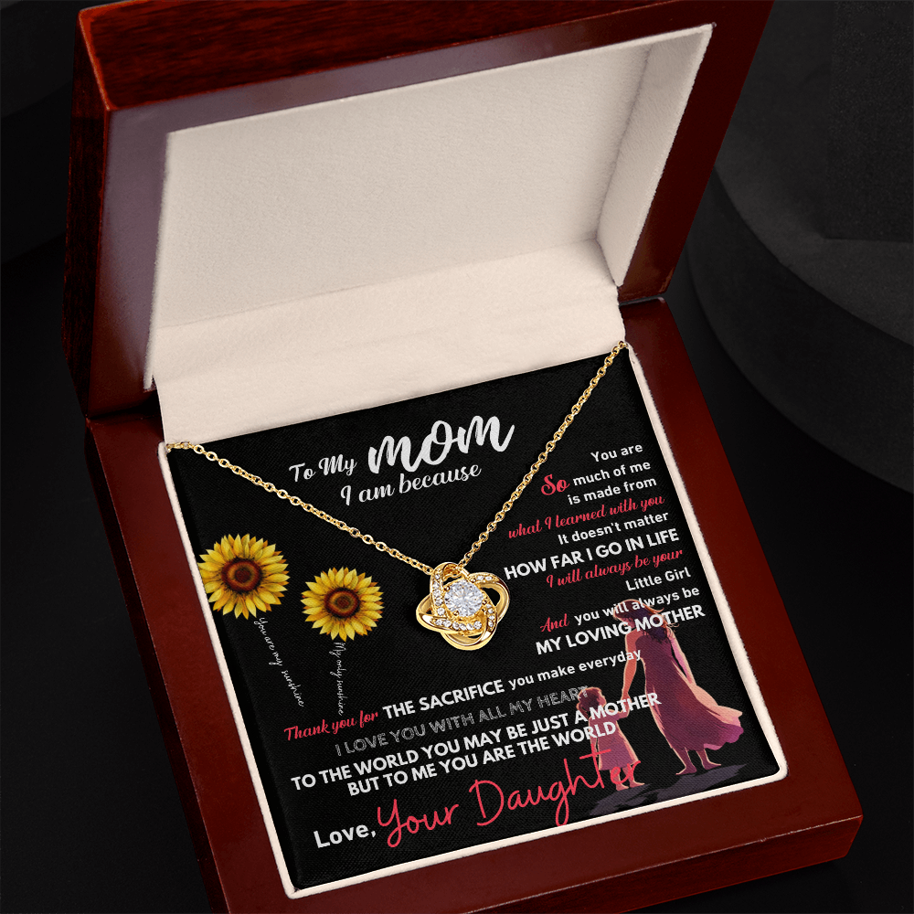 To My Mom – I Am Because of You 💖 | Gift from Daughter