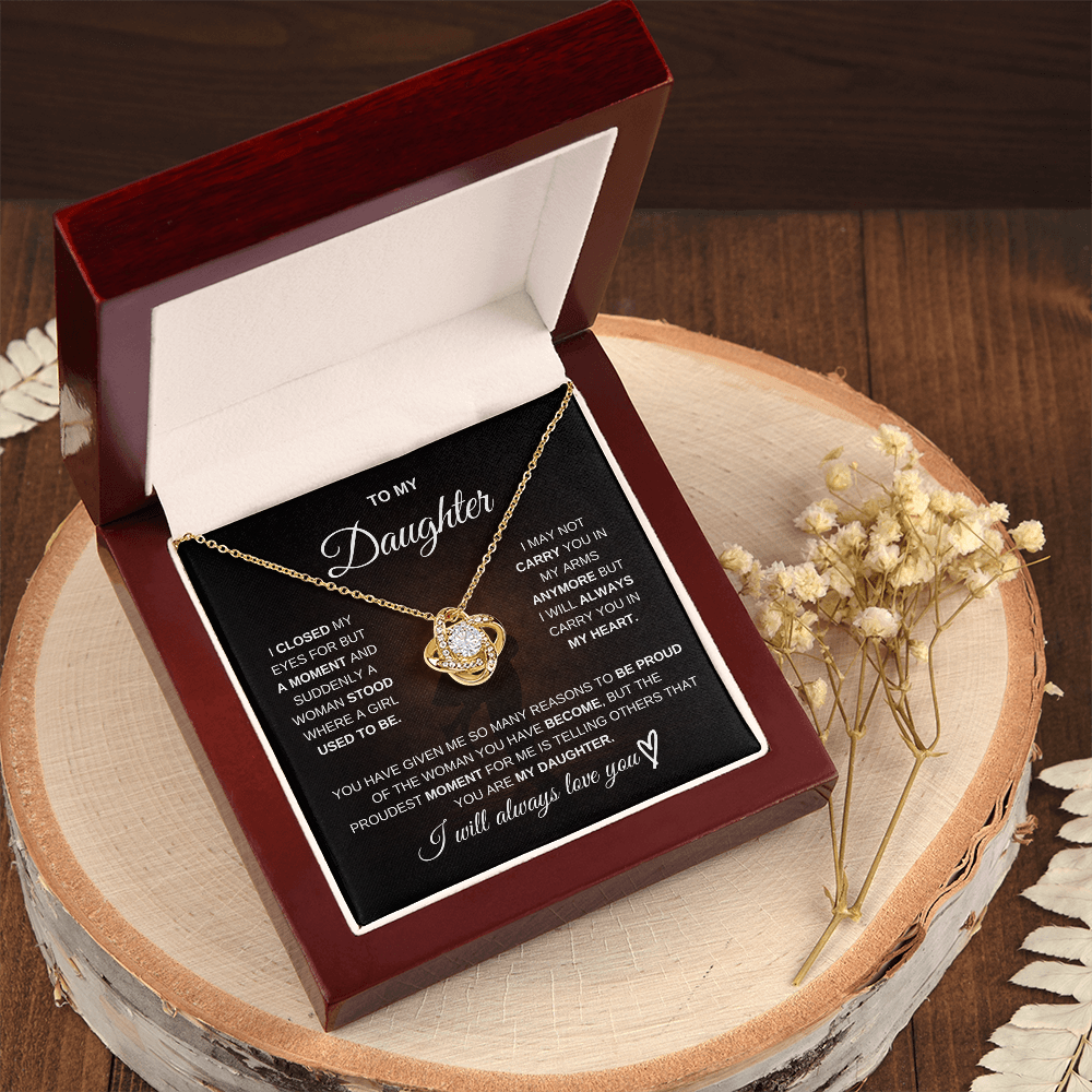 To My Daughter – I Will Always Be There for You 💖 | Necklace Gift from Dad