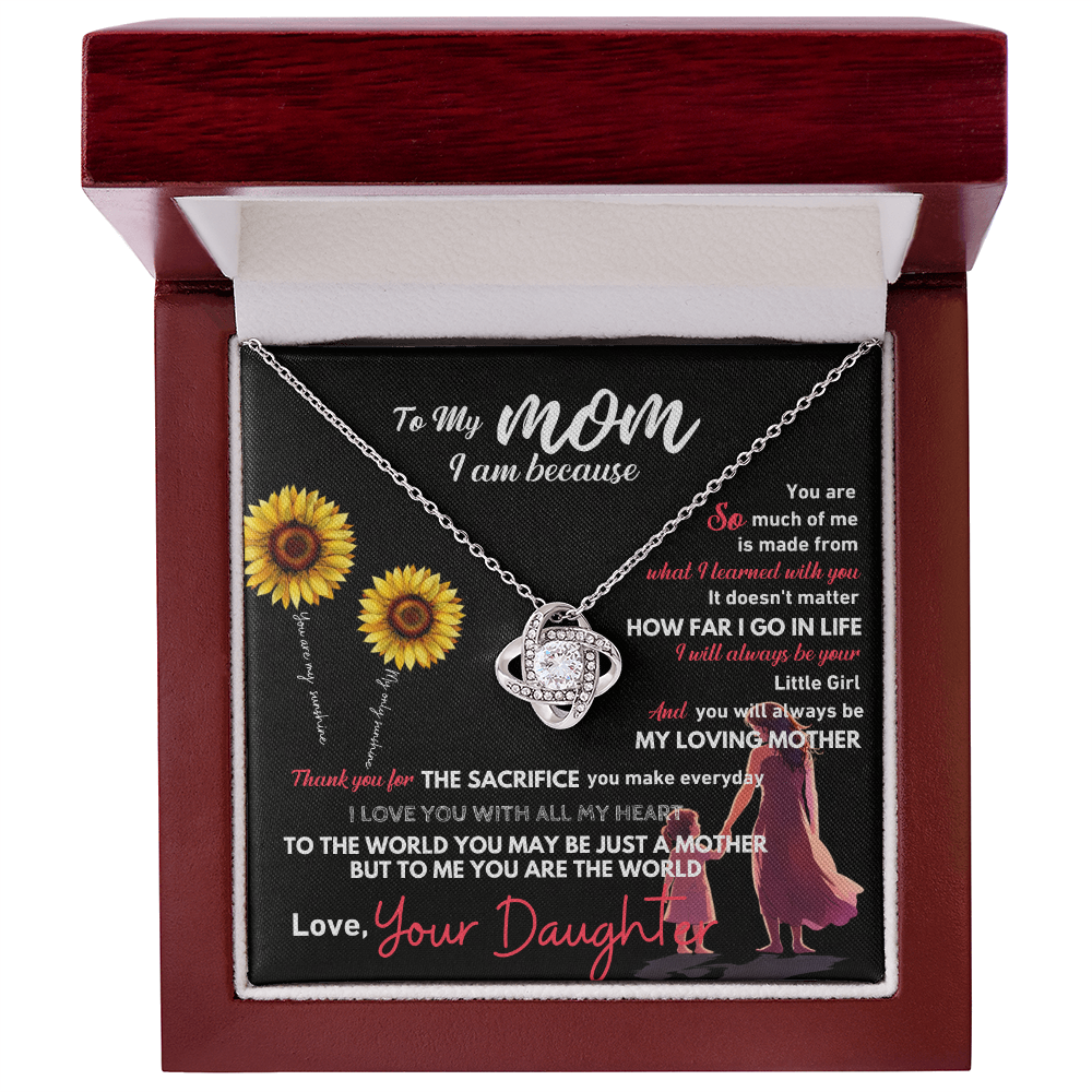 To My Mom – I Am Because of You 💖 | Gift from Daughter