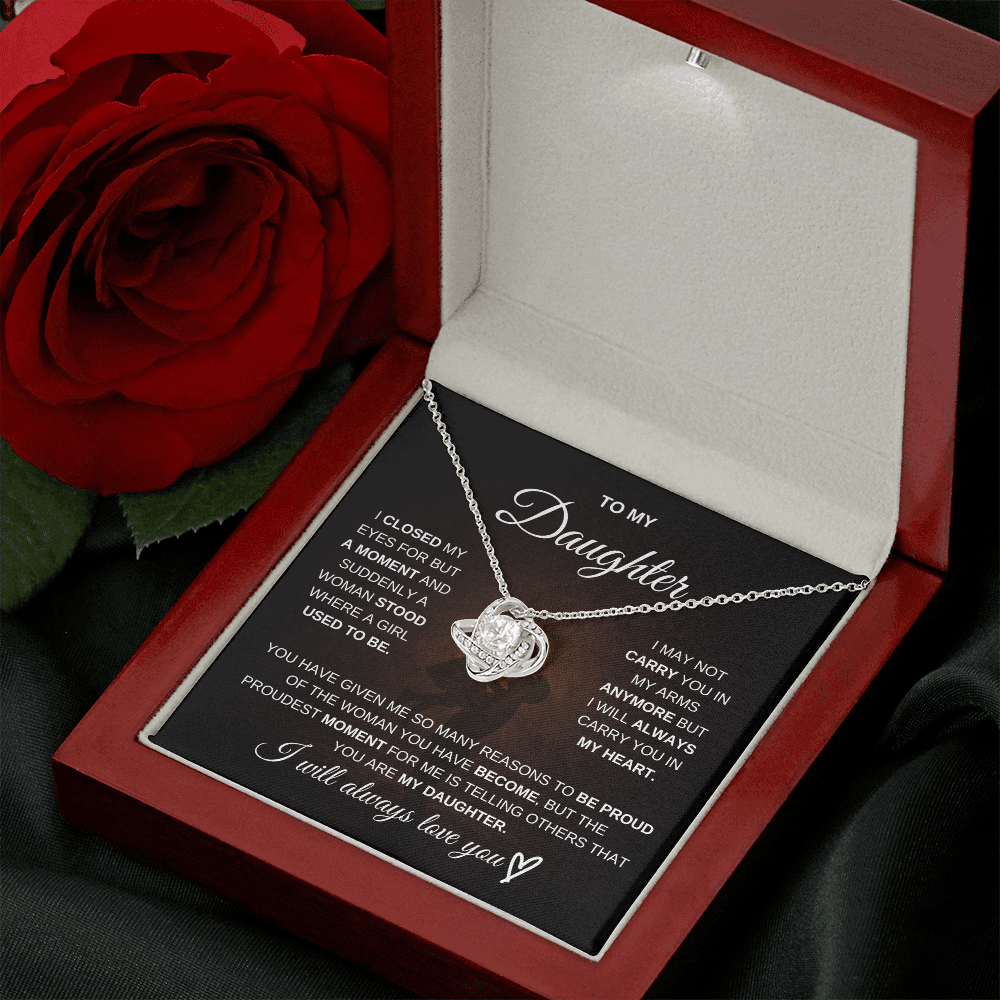 To My Daughter – I Will Always Be There for You 💖 | Necklace Gift from Dad