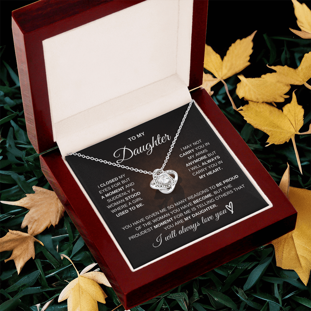 To My Daughter – I Will Always Be There for You 💖 | Necklace Gift from Dad