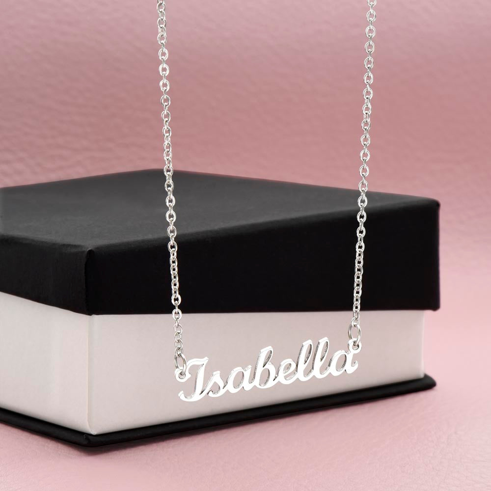 To My Daughter – A Gift Made Just for You 💖 | Personalized Name Necklace from Dad