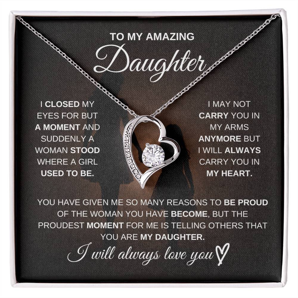 To My Amazing Daughter – You Mean Everything to Me 💖 | Necklace Gift from Mom