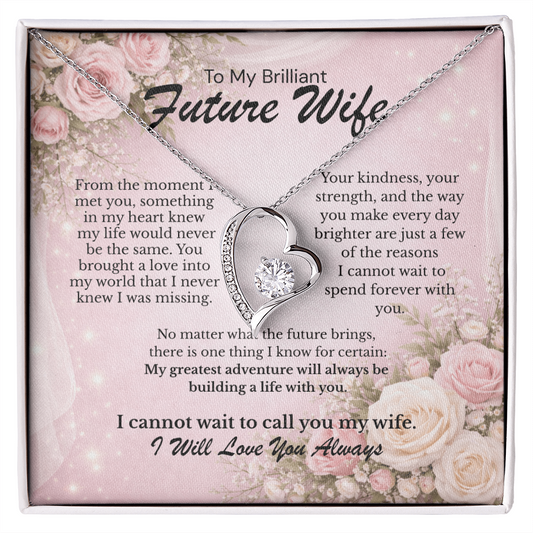 Brilliant Future Wife | Forever Love Necklace
