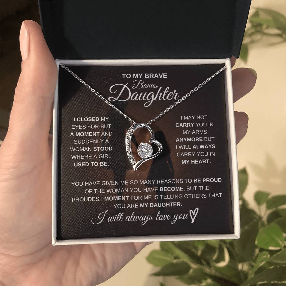 To My Brave Bonus Daughter – Never Forget How Strong You Are 💖 | Gift from Mom