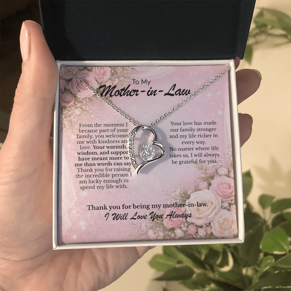 Forever Love Necklace Gift gift for Mother-in-Law