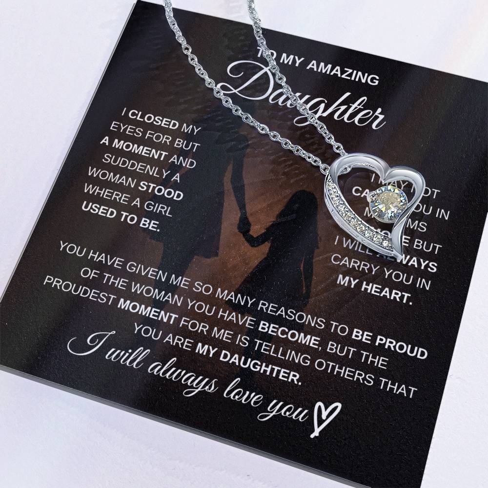 To My Amazing Daughter – You Mean Everything to Me 💖 | Necklace Gift from Mom