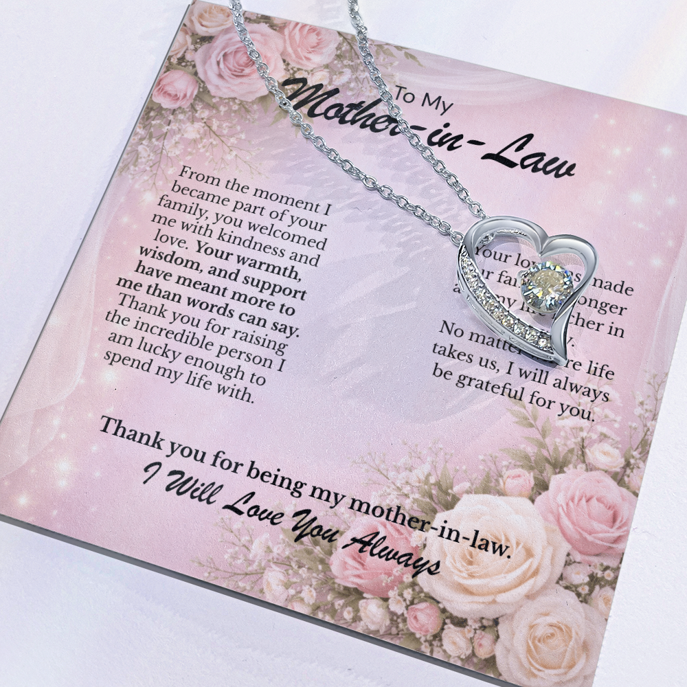 Forever Love Necklace Gift for Mother-in-Law