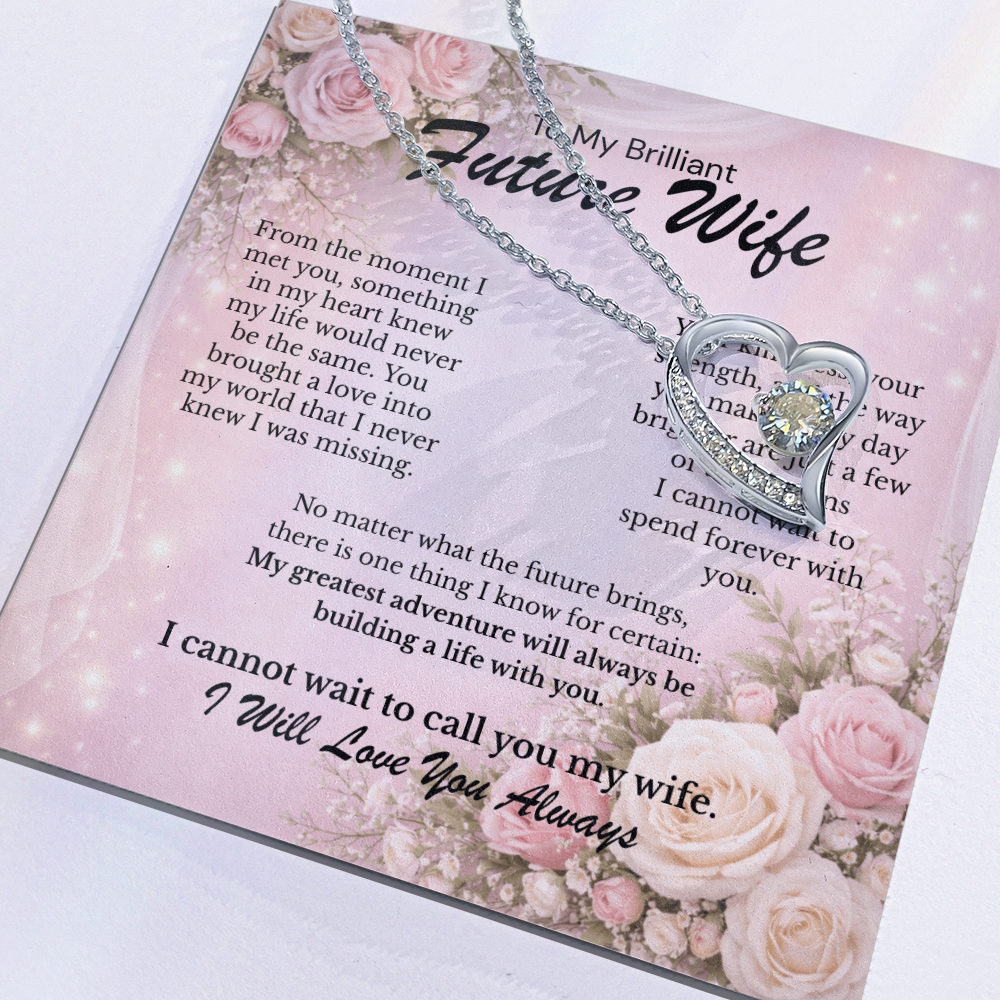 Forever Love Necklace for Brilliant Future Wife