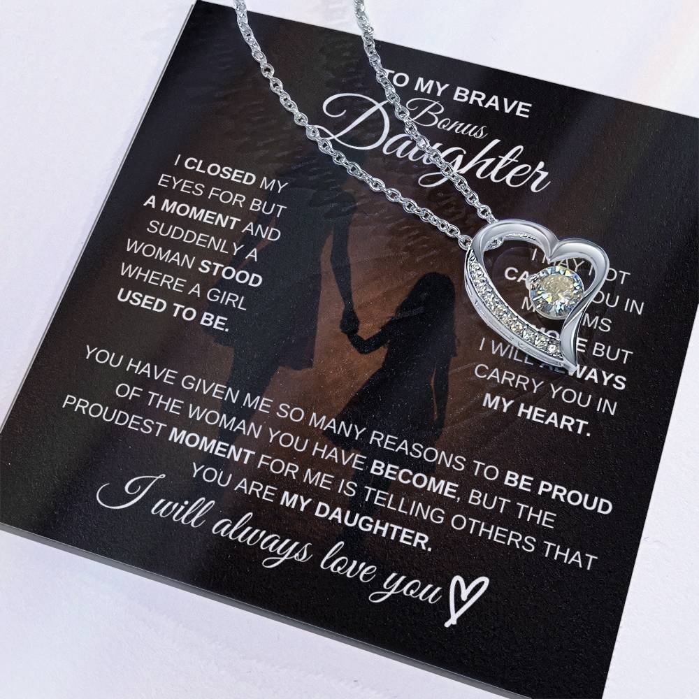 To My Brave Bonus Daughter – Never Forget How Strong You Are 💖 | Gift from Mom