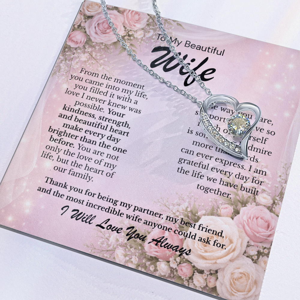 Forever Love Necklace for Beautiful Wife