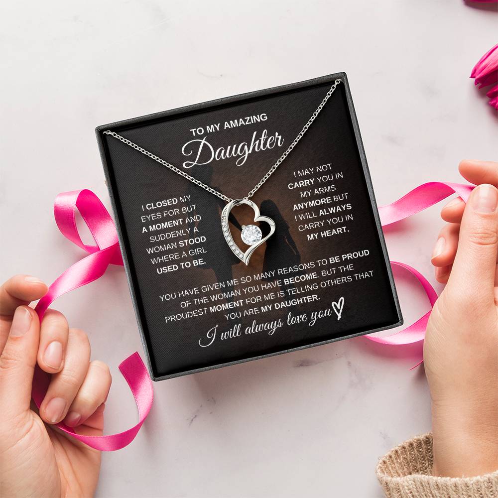 To My Amazing Daughter – You Mean Everything to Me 💖 | Necklace Gift from Mom