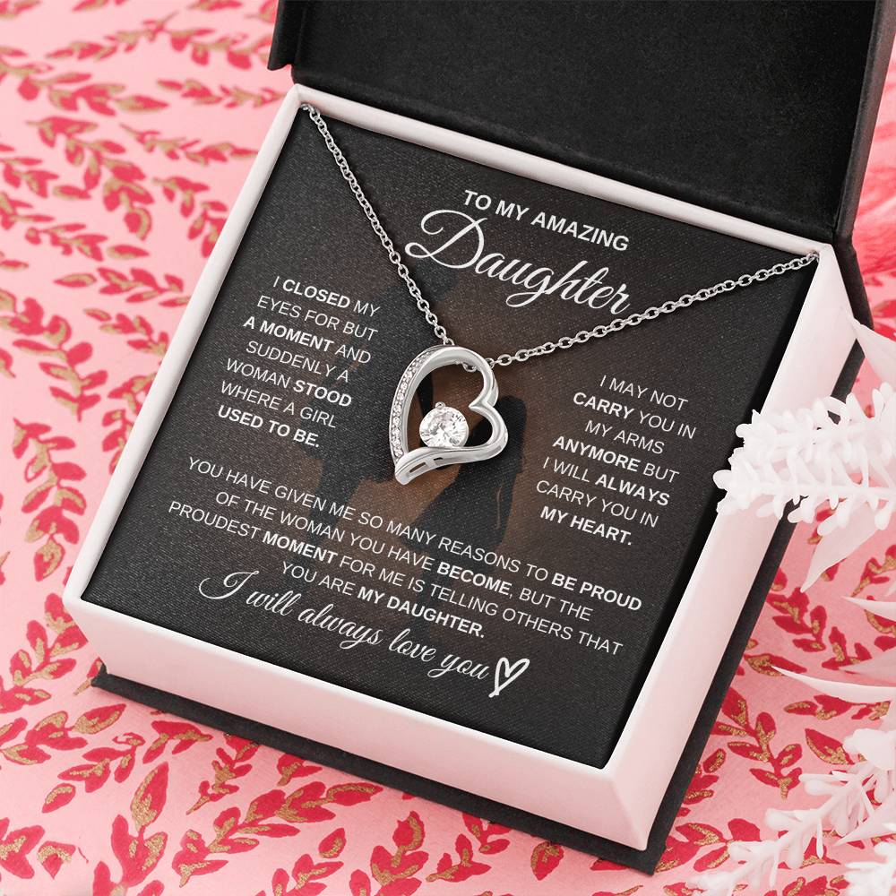 To My Amazing Daughter – You Mean Everything to Me 💖 | Necklace Gift from Mom