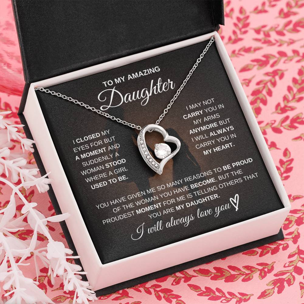 To My Amazing Daughter – You Mean Everything to Me 💖 | Necklace Gift from Mom