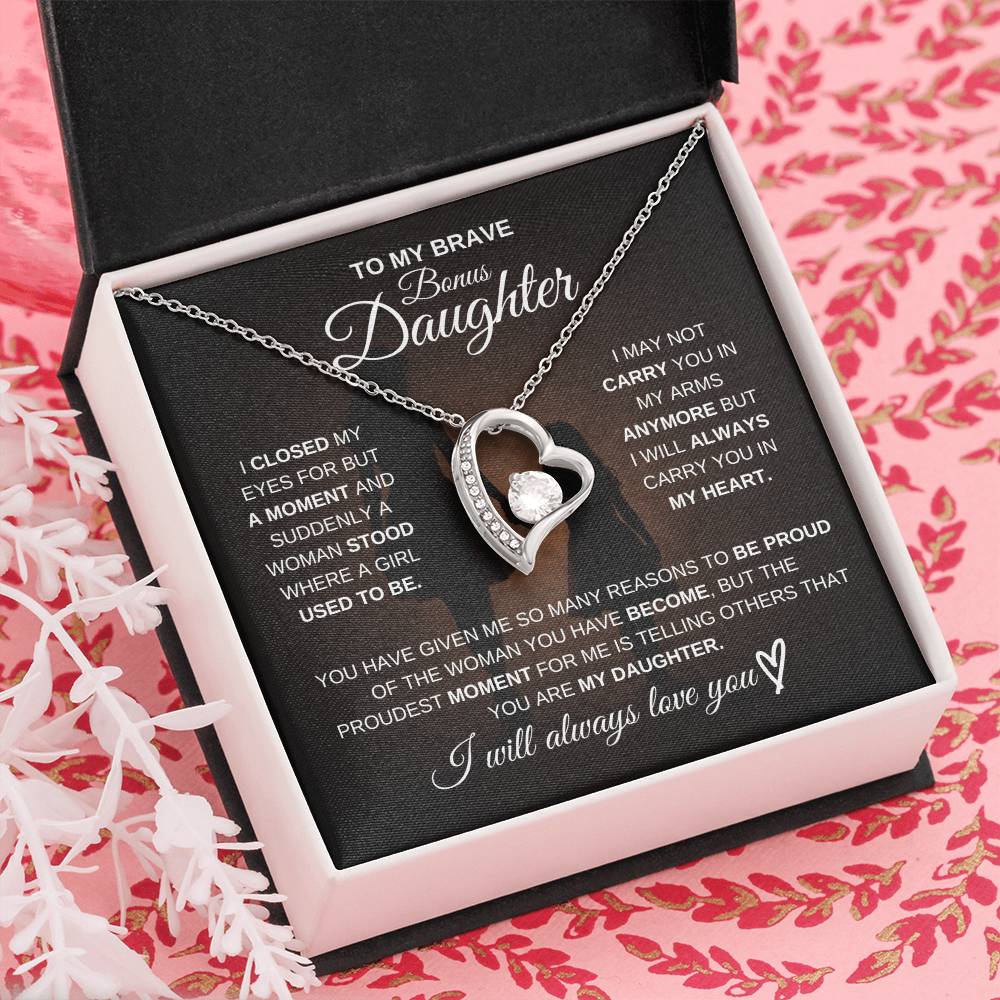 To My Brave Bonus Daughter – Never Forget How Strong You Are 💖 | Gift from Mom