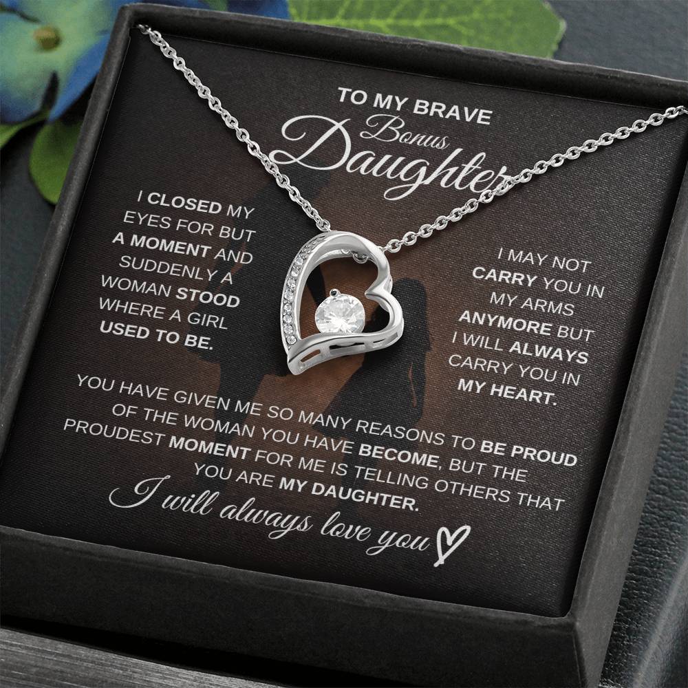 To My Brave Bonus Daughter – Never Forget How Strong You Are 💖 | Gift from Mom
