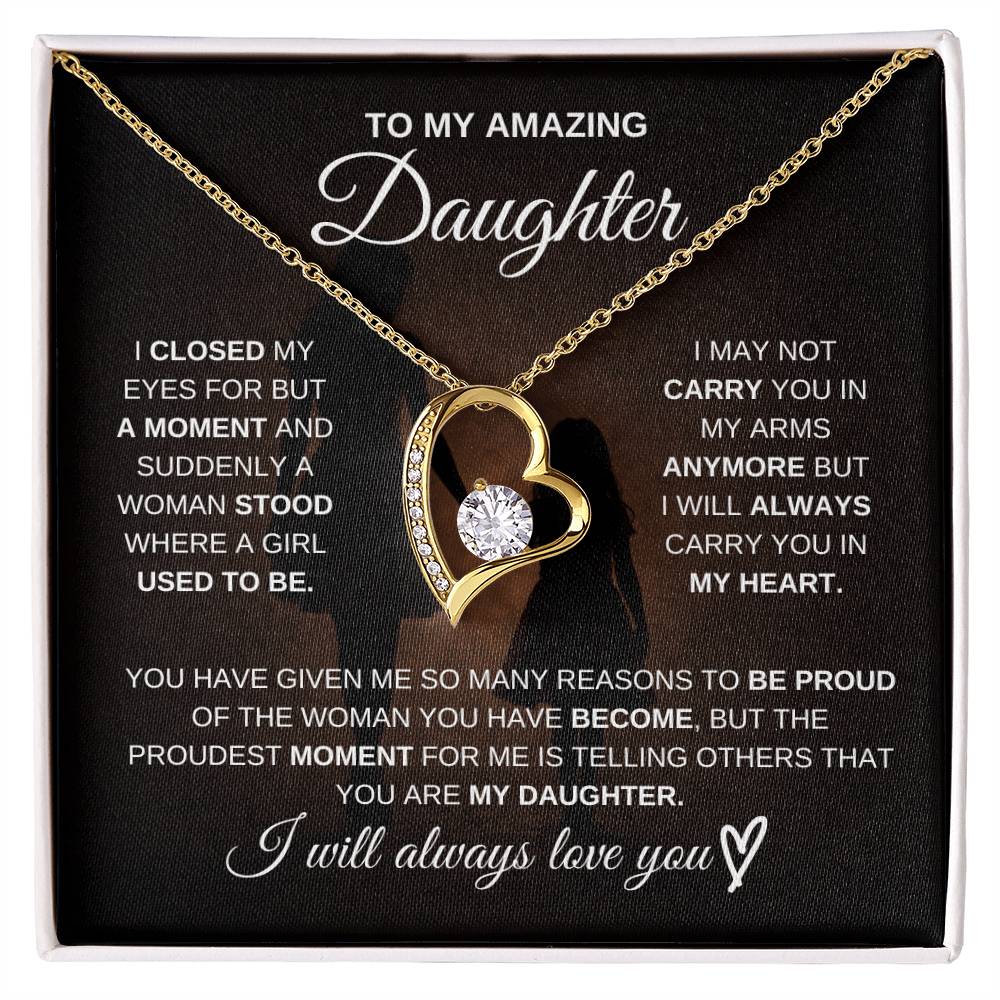To My Amazing Daughter – You Mean Everything to Me 💖 | Necklace Gift from Mom