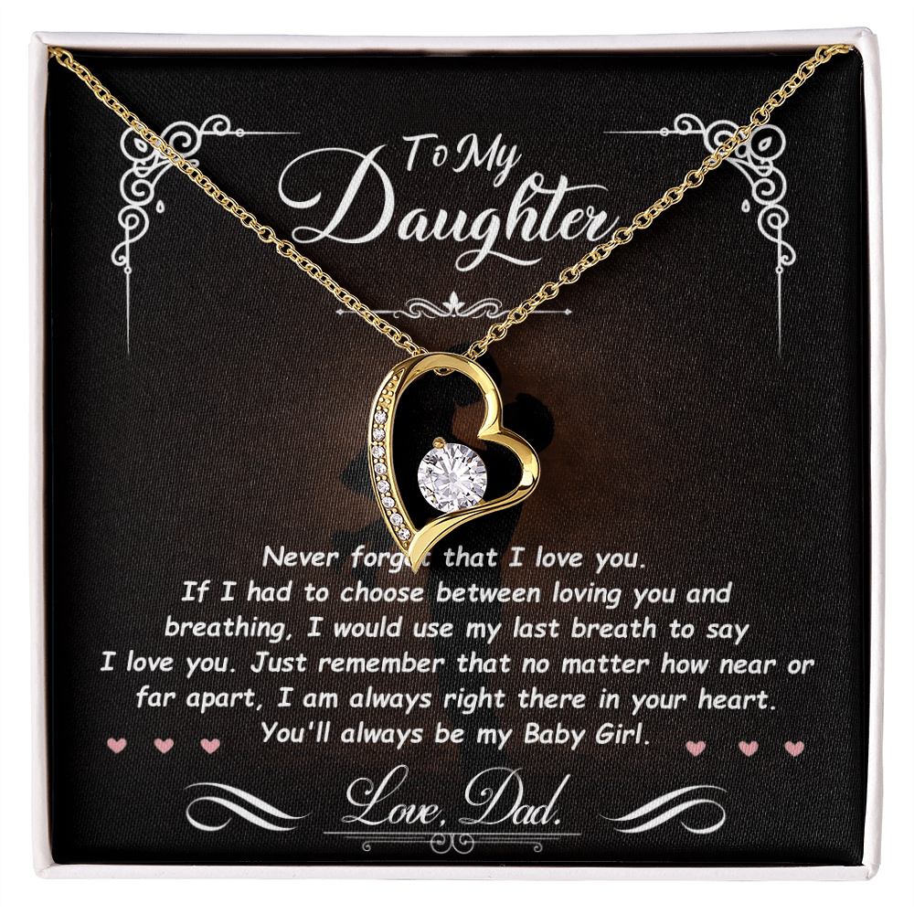 To My Daughter – You Are My Greatest Gift 💖 | Necklace Gift from Dad