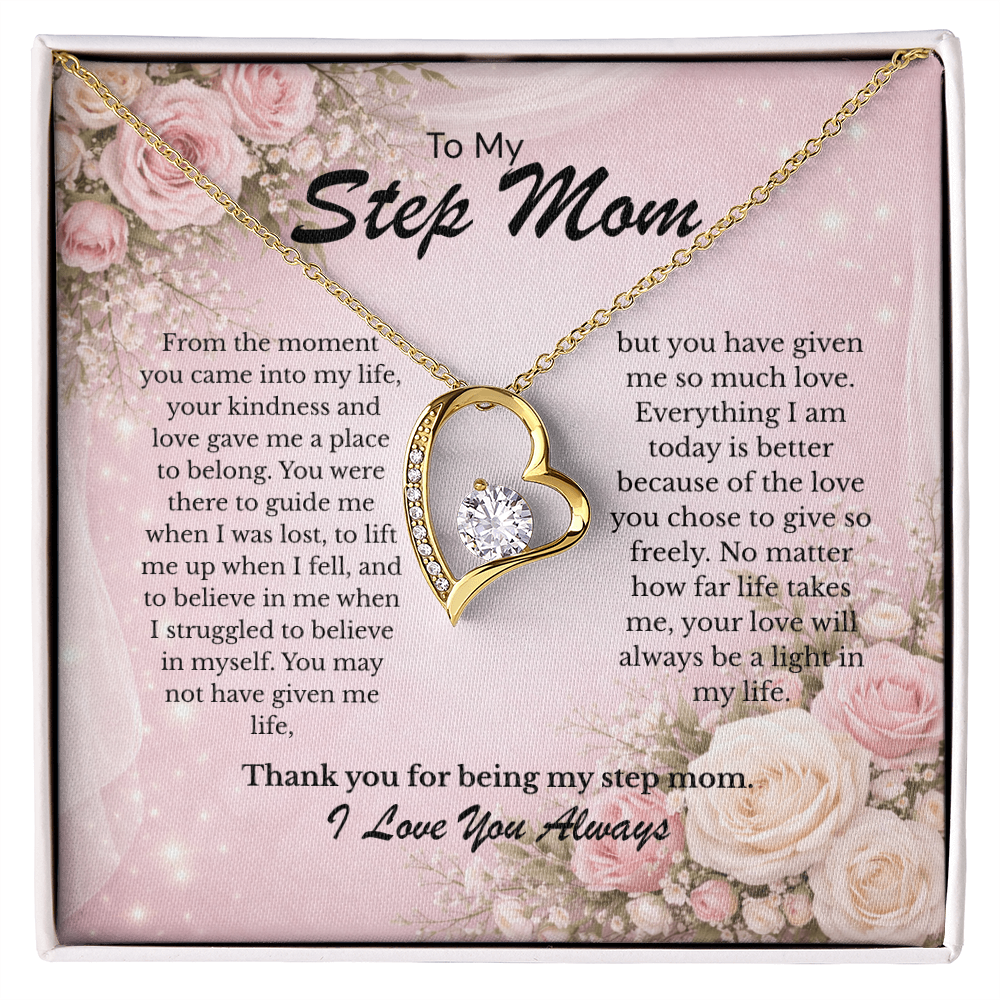 Step Mom – I'm So Grateful for You jewelry gift - Sentimental Gift