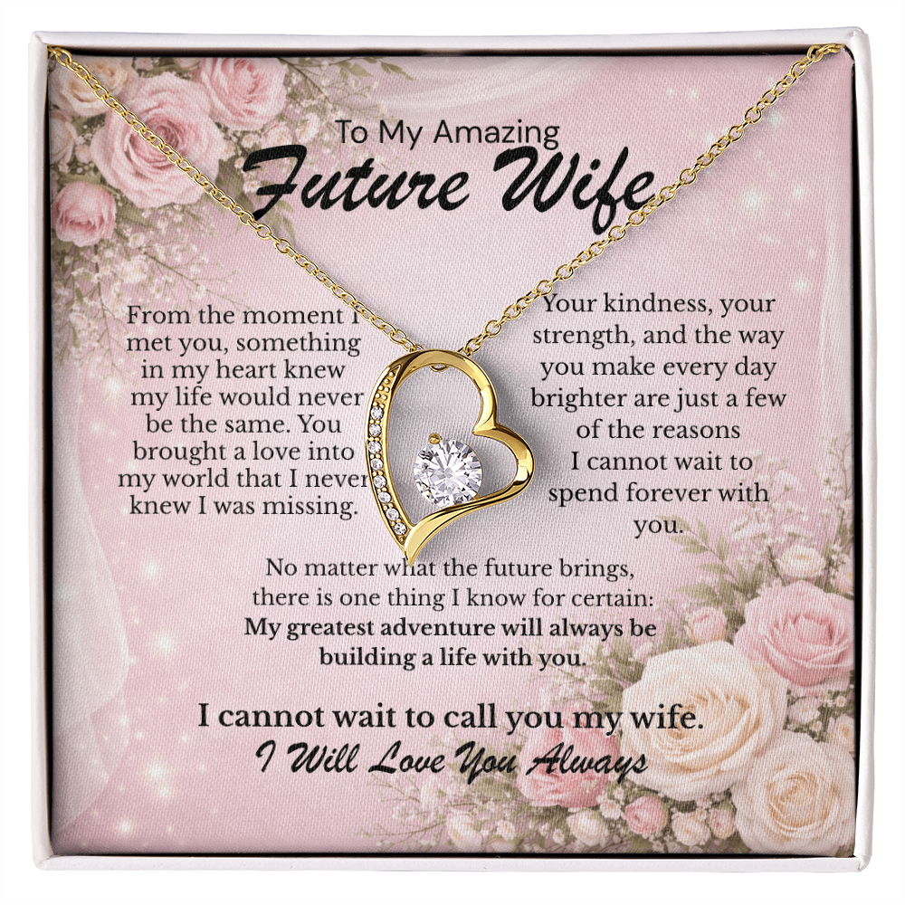 Amazing Future Wife jewelry gift - Forever Love Necklace