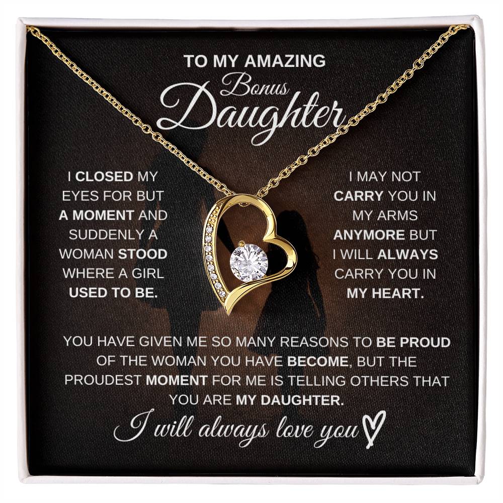 To My Amazing Bonus Daughter – You Mean Everything to Me 💖 | Gift from Mom