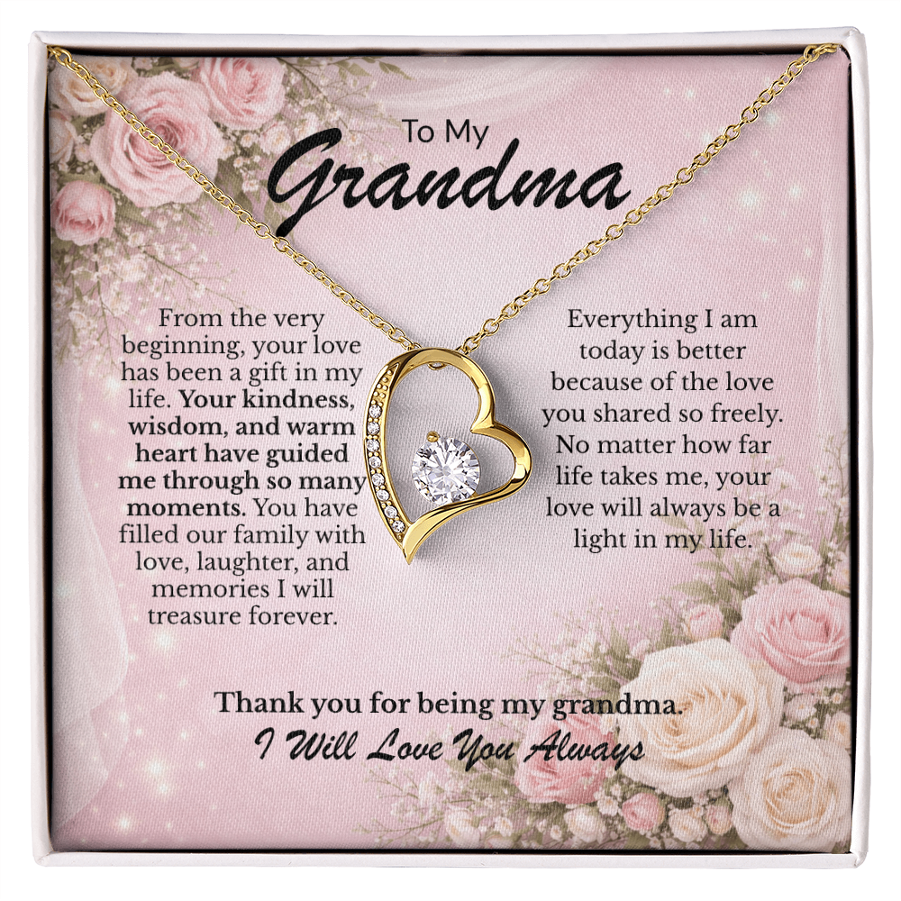 Grandma – You Are So Loved jewelry gift - Sentimental Gift