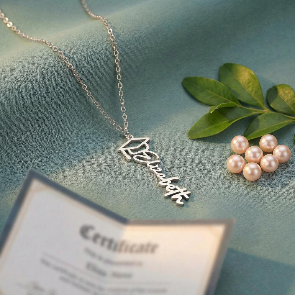 To My Daughter – The Future Is Yours 💖 | Graduation Gift from Mom Personalized Necklace
