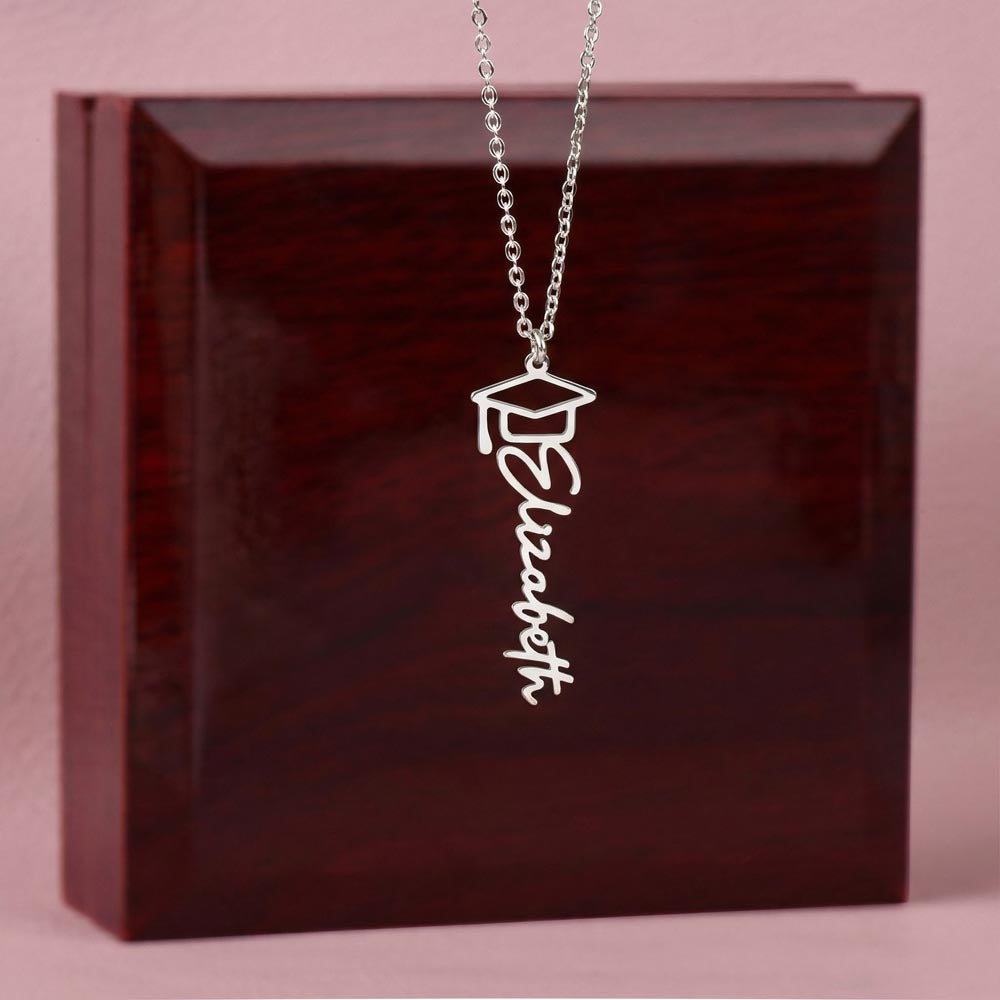 To My Daughter – The Future Is Yours 💖 | Graduation Gift from Mom Personalized Necklace