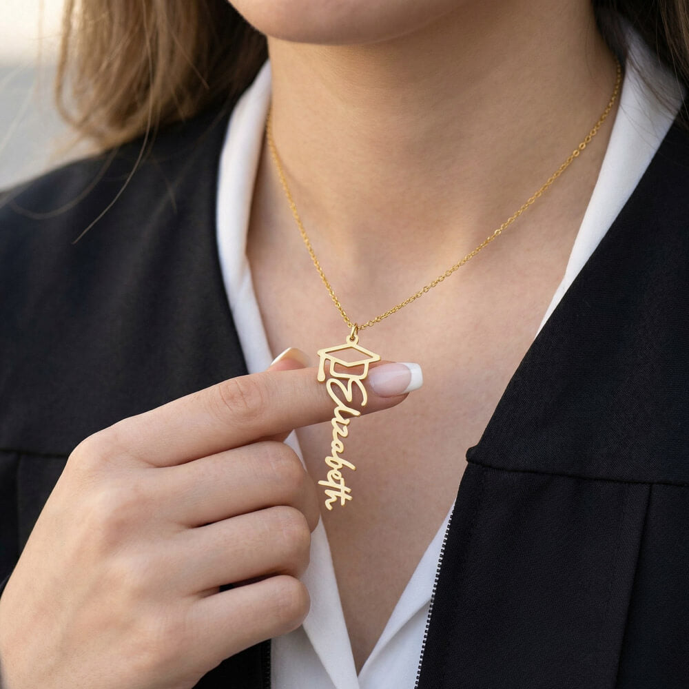 To My Daughter – The Future Is Yours 💖 | Graduation Gift from Mom Personalized Necklace