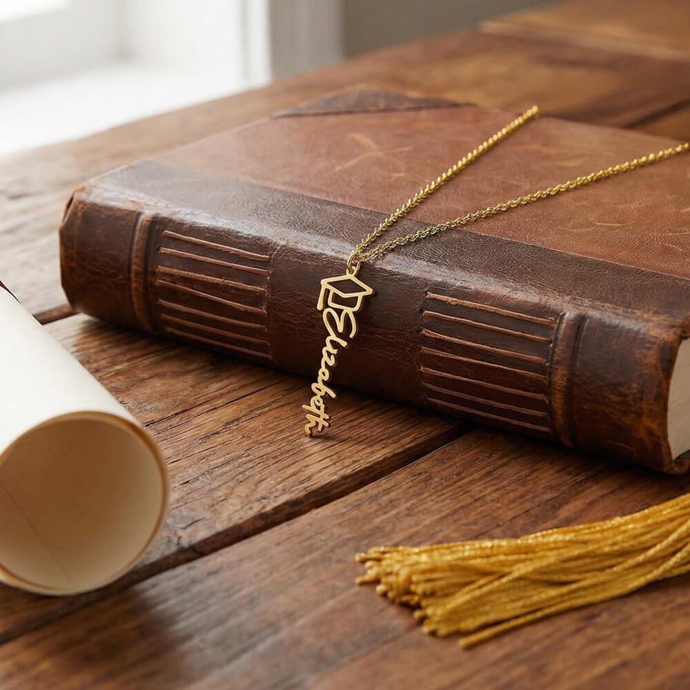 To My Daughter – The Future Is Yours 💖 | Graduation Gift from Mom Personalized Necklace