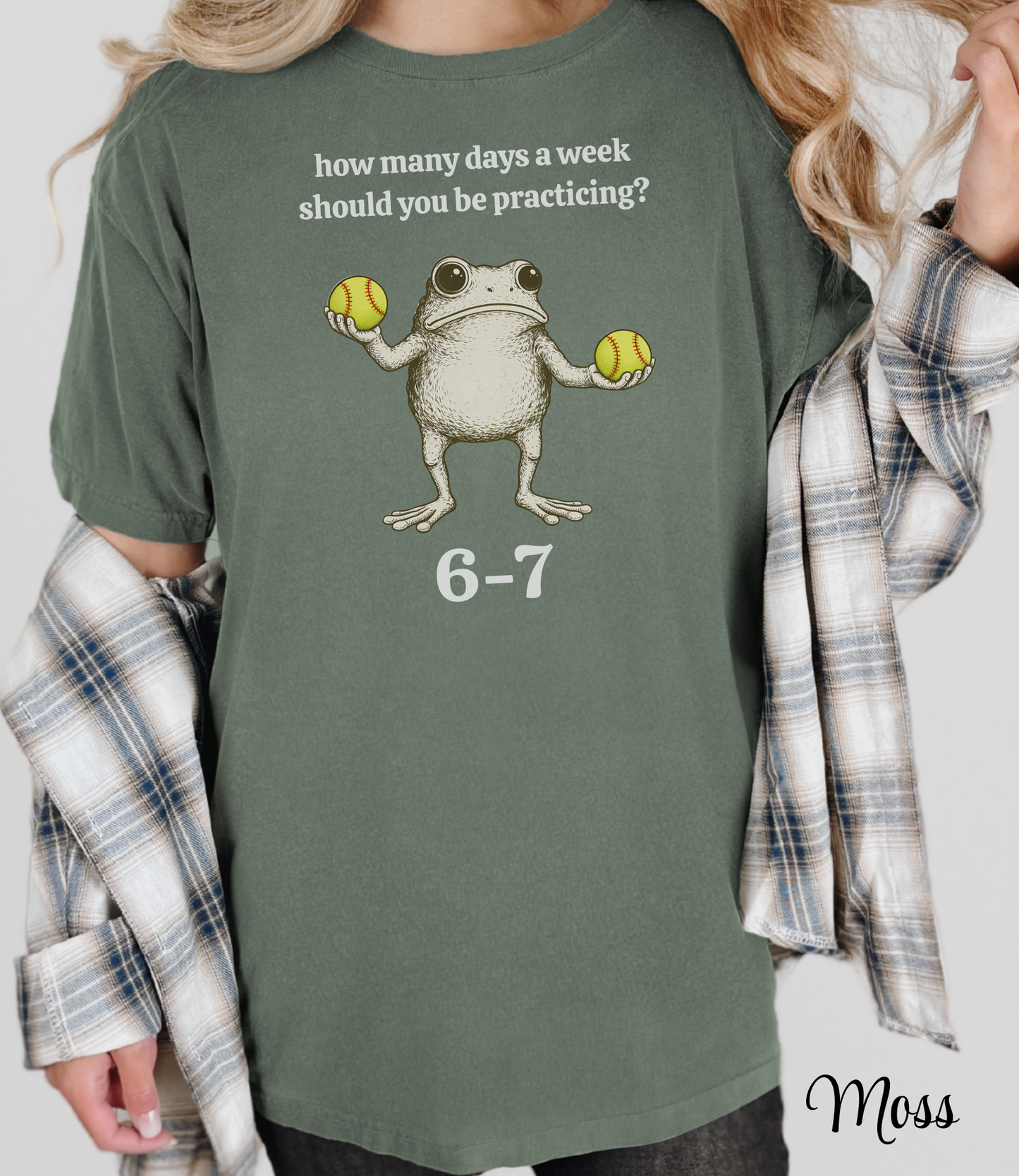 Funny Softball Shirt 6–7 Reps Practice Tee | Softball Humor T Shirt | Softball Player Shirt | Softball Gift