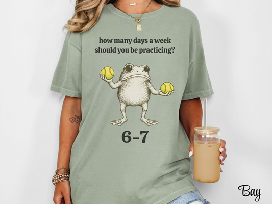 Funny Softball Shirt 6–7 Reps Practice Tee | Softball Humor T Shirt | Softball Player Shirt | Softball Gift