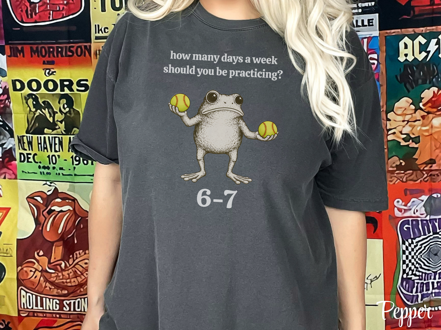 Funny Softball Shirt 6–7 Reps Practice Tee | Softball Humor T Shirt | Softball Player Shirt | Softball Gift