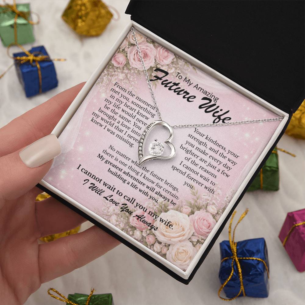 To My Amazing Future Wife – I Will Always Choose You 💖 | Romantic Necklace Gift