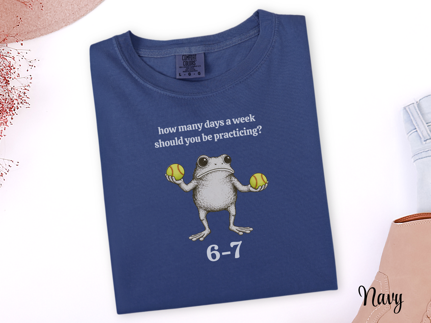 Funny Softball Shirt 6–7 Reps Practice Tee | Softball Humor T Shirt | Softball Player Shirt | Softball Gift