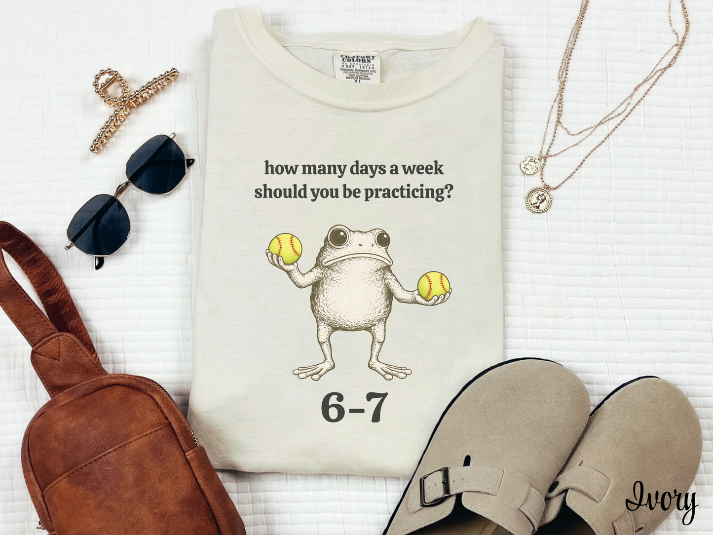 Funny Softball Shirt 6–7 Reps Practice Tee | Softball Humor T Shirt | Softball Player Shirt | Softball Gift